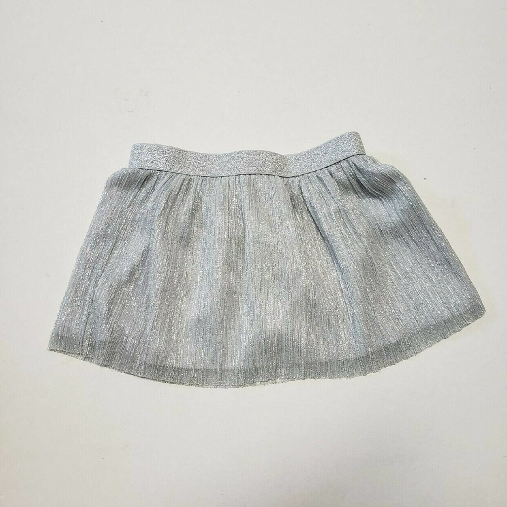 Crazy8 Sparkly Silver Skirt